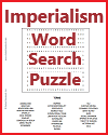 Imperialism Word Search Puzzle