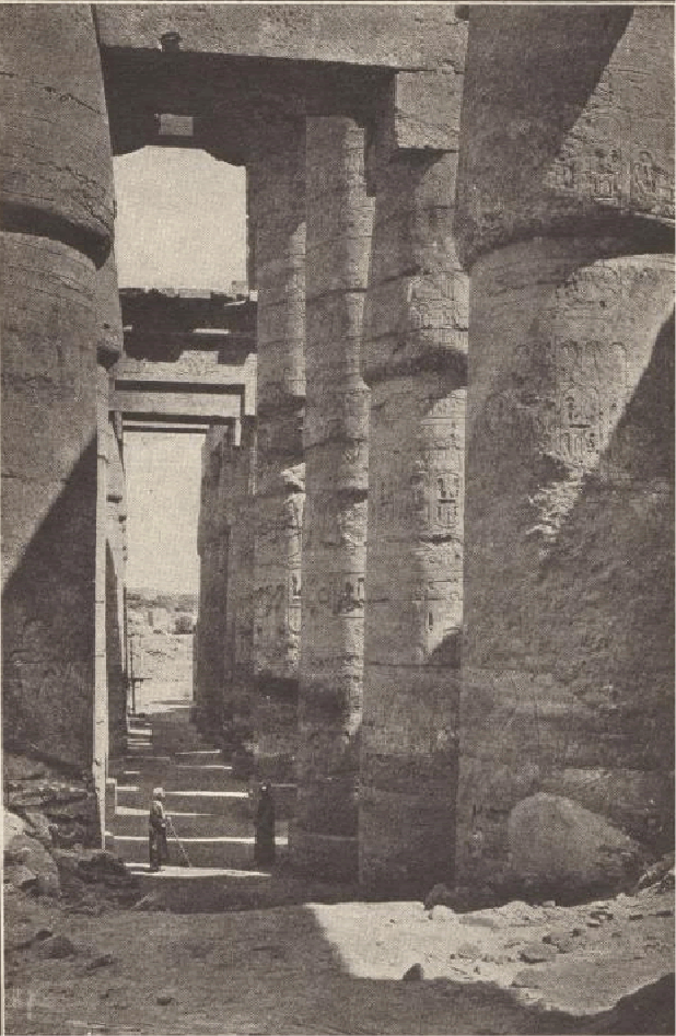 Great Hall at Karnak in Egypt