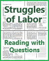 Struggles of Labor Reading with Questions