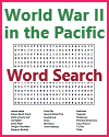 World War II in the Pacific Word Search Puzzle