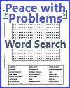 Peace with Problems Word Search Puzzle