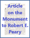 Article on the Monument to Robert E. Peary