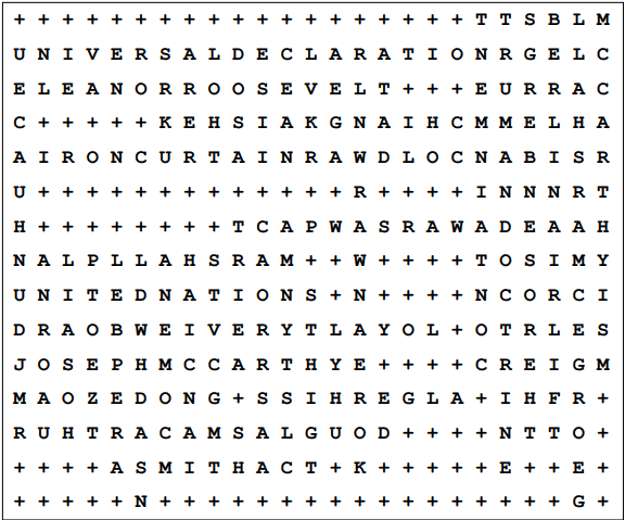 Peace with Problems Word Search Puzzle Answer Key