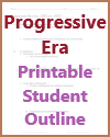 Progressive Era Printable Student Outline
