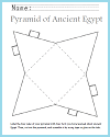 DIY Make Your Own Ancient Egyptian Pyramid Cut-out Template