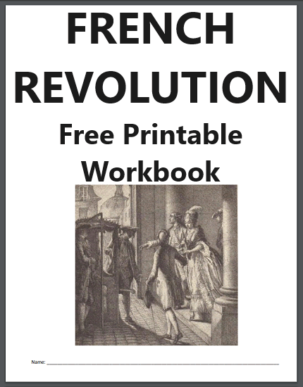 French Revolution Workbook - Free to print (PDF file) for high school World History students.