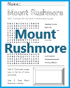 Mount Rushmore Worksheets and Pictures