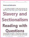Slavery and Sectionalism Reading with Questions