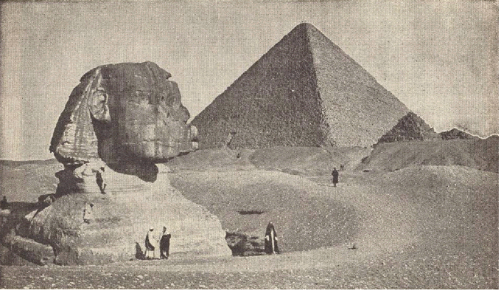 Sphinx and Great Pyramid of Egypt
