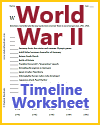 World War II Timeline Worksheet