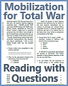 Mobilization for Total War Reading with Questions