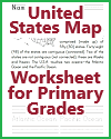 United States Map Worksheet