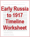 Russian History Timeline Worksheet