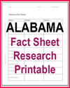 Alabama DIY Facts Worksheet