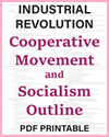 Cooperative Movement and Socialism Outline and Timeline for World History and European History