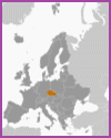 Global Position Map of the Czech Republic