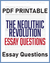 Neolithic Revolution Writing Exercises