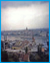 View of the Gothic Revival Hungarian Parliament Building on the Pest side of the Danube. (Budapest, Hungary)