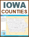 Map of the Counties of Iowa Courtesy of the National Atlas of the United States