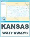 Map of Kansas Lakes and Rivers