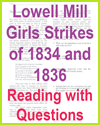 Lowell Mill Girls Strikes Reading with Questions
