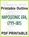 Napoleonic Era Outline
