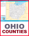 Map of Ohio Counties