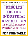 Results of the Industrial Revolution Outline
