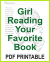 Girl Reading Your Favorite Book