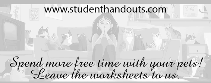 Vocabulary List 10.2 Sentences and Definitions Worksheet