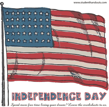 Independence Day, July 4th Printables and Activities for K-12 Educators