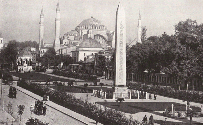 Ancient Roman Hippodrome and Egyptian Obelisk