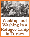 Cooking and Washing in a Refugee Camp