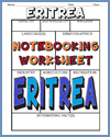 Eritrea Notebooking Worksheet