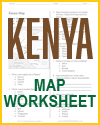 Kenya Map Worksheet