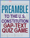 Declaration of Independence Preamble Completion Quiz Game