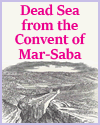 Dead Sea from the Convent of Mar-Saba