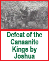 Defeat of the Canaanite kings by Joshua.