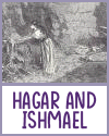 Hagar and Ishmael sustained in the desert by God.