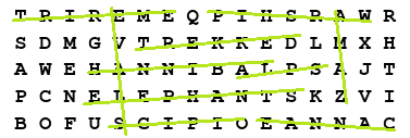 Punic Wars History Workbook Word Search Puzzle Answer Key #2