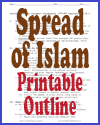 Spread of Islam Printable Outline