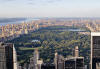 New York City overlooking Central Park in Manhattan.